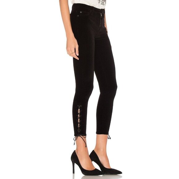 Hudson Jeans Nix High Rise Lace-Up Revolve NWT Size 30 $205 - Picture 3 of 9